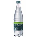 Вода Акваника 0.5л, с газом, пластик